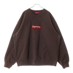 SUPREME (シュプリーム) 22AW Box Logo Crewneck ボックスロゴクルーネックスウェット トレーナー ブラウン