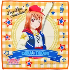 【中古】タオル・手ぬぐい(キャラクター) 高海千歌 「セガコラボカフェ ラブライブ!サンシャイン!! The School Idol Movie Over the Rainbow マイクロファイバータオルVol.1」