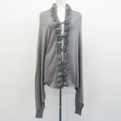 KYOKO HIGA キョウコヒガ カーディガン 羽織 花モチーフ グレー系 a955147