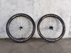 【USED美品】 campagnolo BORA WTO 60 カンパニョーロ ボーラ ロードバイク カーボンホイール リムブレーキ ホイールバッグ付 チューブレス【送料無料】