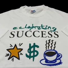 90s  Starbacks Coffee "Celebrating Success"team California PromoVintage Hanes Beffy USA製　スターバックス　スタバ　ヴィンテージTシャツ　プロモTシャツDJ-A13のサムネイル