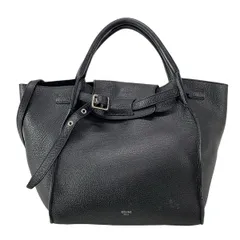 【美品】セリーヌ　ビッグバッグ　ミディアム　シボ革　トートバッグ　バーガンディー 美品】セリーヌ ビッグバッグ ミディアム シボ革 トートバッグ