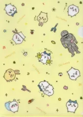 【中古】クリアファイル 集合(ちらし柄) A4クリアファイル 「ちいかわ なんか小さくてかわいいやつ」