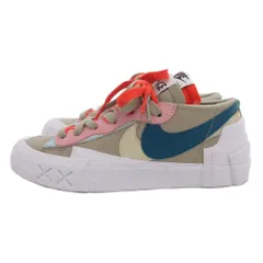 ナイキ NIKE BLAZER LOW SACAI KAWS 美品 スニーカー シューズ 23cm ベージュ 白 ホワイト /UO