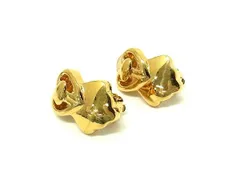 ■美品■ NINA RICCI ニナリッチ クリップ式 イヤリング アクセサリー レディース ゴールド系 DD1401