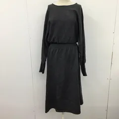 index インデックス ワンピース ひざ丈スカート C58-57040 フィット＆フレアドルマンニットワンピース 膝下丈