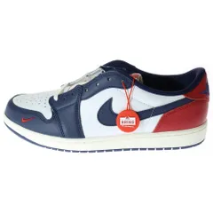 NIKE (ナイキ) AIR JORDAN 1 RETRO LOW OG HQ2993-100 エアジョーダン1 ローカットスニーカー ネイビー/レッド US12/30.0cm
