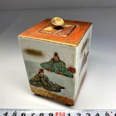 色絵香合、立ち雛人形、昭阿弥作。 - メルカリ