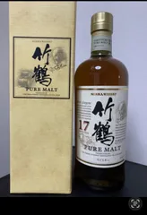 【終売・希少】ニッカ 鶴17年 700ml 未開栓／コレクション整理・箱なし 終売・希少】ニッカ 鶴17年 700ml 未開栓／コレクション整理・箱なし