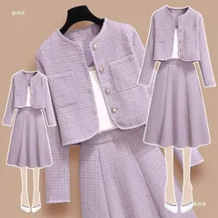 スーツセット レディース ビジネススーツ スカートセット 事務服 2点セット 着痩せ フォーマル オフィス 春秋新作 大人かわいい お洒落