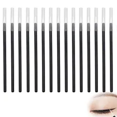 【在庫処分】携帯便利 旅行 アイメイクツール 化粧用品 メイクアップブラシ ネイルアート まつげと眉ブラシ アイライナー化粧筆 リップ 使い捨てアイライナーブラシ 多機能 50本セット