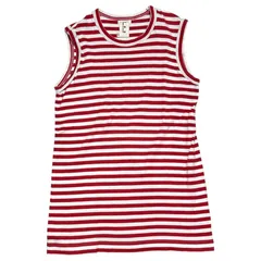 TAO COMME des GARCONS(タオコムデギャルソン) 09SS Sleeveless Striped T-Shirt ノースリーブ ボーダー Tシャツ 3C-T037 S ホワイト×レッド AD2008