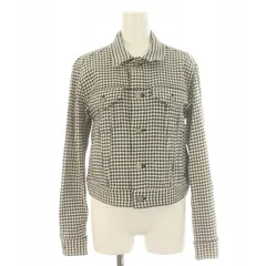 デニム&サプライ ラルフローレン DENIM & SUPPLY RALPH LAUREN ジャケット ブルゾン シングル 千鳥格子柄 ロゴボタン 4 160/88A M 黒 ブラック 白 ホワイト /IR ■GY27のサムネイル