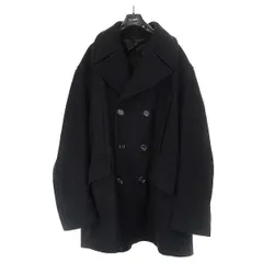 RAF SIMONS ラフシモンズ 16AW ウールメルトンオーバーサイズPコート ブラック Fのサムネイル