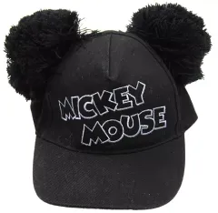 【中古】衣類 ミッキーマウス(東京ディズニーリゾート35周年) ポンポン付きキャップ ブラック 「ディズニー」 東京ディズニーリゾート限定