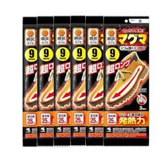 【6個セット】めっちゃ温かいカイロ マグマ くつ用敷く超ロング 靴用 敷くタイプのカイロ 3足分×6個 男女兼用 9時間持続 足元用25cm カイロ 小林製薬