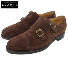 ジョンロブ ウィリアム 6 1/2 E 8797ラスト 茶 JOHN LOBB ジョンロブ 美品 WILLIAM ウィリアム スエード ダブル