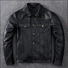 人気レザージャケット 上品　本革 牛革　高級　ライダースジャケット 革ジャン Ｓ～5XL　秋冬