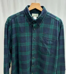 人気のエルエルビーン　ネルシャツ長袖　Mサイズ　古着