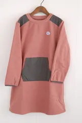 値下げスタートしました！　LOOK by BEAMS mini  フリースワンピース　ピンク　130cm
