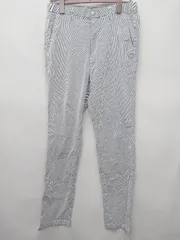 ◇ ⊂ CROCODILE クロコダイル ストライプ ストレッチ パンツ サイズM グレー メンズ P  【1409090006944】のサムネイル