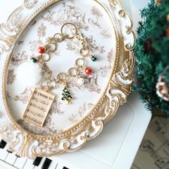 【O Christmas Tree!】バックチャーム　クリスマス　クリスマスツリー　名曲　楽譜チャーム