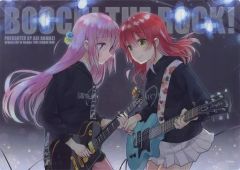 [중고] 책상 매트 [단품] 고토 혼자 & 키타 이쿠시로 B4 책상 매트 [코믹스 뽀치·자·롯크! 제2권 멜론 북스 한정판] 동봉 특전
