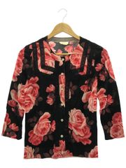 kate spade new york (ケイトスペードニューヨーク) ローズニットカーディガン レディース ブラック XS