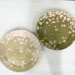 宇野千代　桜丸皿　２枚　新品🌸