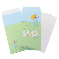 【メール便】ムーミン 封筒 お祝い袋 2枚入り Ｍやしき 北欧 学研ステイフル お年玉袋 小分け袋 キャラクター グッズ 