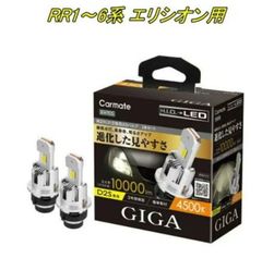 【定形外郵便】カーメイト GIGA LEDヘッドバルブ D10 4500K D2S ホンダ RR1〜6系 エリシオン用【BW905】
