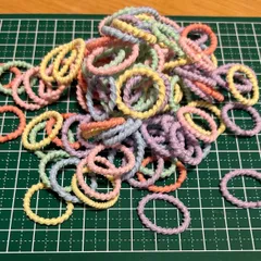 ⓪子供用　2✖︎2髪ゴム　100個