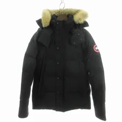 カナダグース CANADA GOOSE ウィンダムパーカー WYNDHAM PARKA ダウンジャケット フード付き ファー付き ジップアップ ワッペン 3808MA 黒 ブラック Mのサムネイル