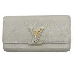 【玉津 中古】 Louis Vuitton ルイヴィトン M69805 ポルトフォイユ カプシーヌ ブリューム トリヨンレザー 長財布 ベージュ グレージュ TA2302540