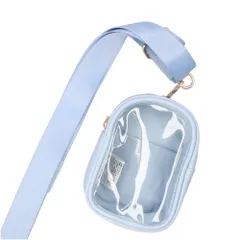 ☆ ライトブルー ☆ ALTROSE ぬいポーチ付ベルトストラップ ショルダーストラップ 長さ調節 スマホ ショルダー ストラップ 太め スマホショルダー スマホストラップ 付け替え ネックストラップ 携帯 スマートフォン ポーチ付き 推し活 ぬいポーチ