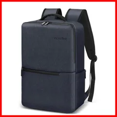 通学 高校生 薄型 バックパック 出張 通勤 A4収納可 大容量 旅行 リックサックメンズ 軽量 止水ファスナー PCリュック 防災 15.6インチ 防水 メンズ 男女兼用 ビジネスリュック リュック [ecoofee]