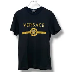 VERSACE メデューサ ストーン装飾 Tシャツ Crystal Medusa T-Shirt Black | VERSACE US