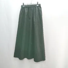 ◇ GLOBAL WORK ロング丈 フレア スカート サイズF ブラック レディース E  【1406180077037】