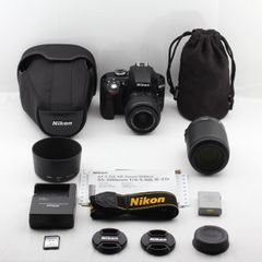 ショット数313■良品■ Nikon ニコン デジタル一眼レフカメラ D3300 ダブルズームキット