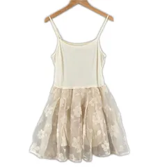 美品 snidel スナイデル 花柄・ボタニカル 春夏 SS ワンピース ポリエステル/レーヨン アイボリー レディース F キャミワンピ【古着】【中古】【送料無料】