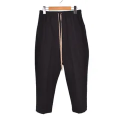 リックオウエンス Rick Owens 20SS ASTAIRES CROPPED PANTS クロップドパンツ スラックス 38 黒 ブラック RO20S1303-WPのサムネイル