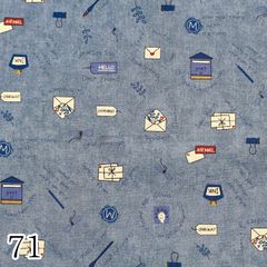 若山雅子 American Country 25 生地25030-71 designed by Masako Wakayama 1mカット