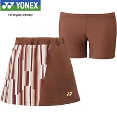 YONEX  ヨネックス  テニス  ウェア  スコート  Мサイズ  新品未使用  茶色 ベージュ