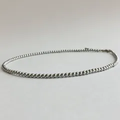 貝ベビーパールショートネックレス/約3～3.5mm約38cm+5cm/シルバーグレー/R/made in japan