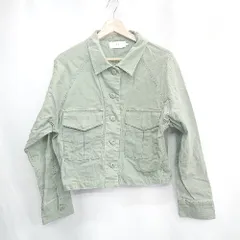 ◇ ⊇ AZUL BY MOUSSY アズールバイマウジー 長袖 ジャケット サイズS カーキ レディース E  【1502060014458】