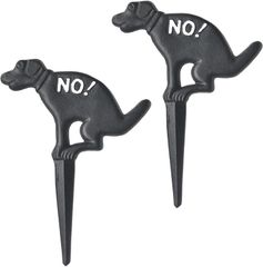 Archnote 犬のふん看板 犬のふん看板禁止 犬のフン 対策 立て札 高さ27cm 幅20cm
