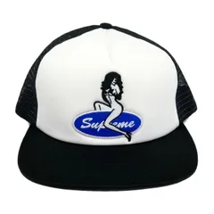 Supreme 国内正規 22AW 22FW Pin Up Mesh Back 5-Panel Cap ピンアップロゴ メッシュバック5パネルキャップ Black ブラック 黒 Free