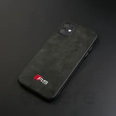 スマホケース iPhoneケース アウディ RS アイフォンケース 耐衝撃 iPhone13 iPhone14 iPhone15 iPhone16 全機種対応 裏毛皮 ソフトケース iPhoneアクセサリー ブラック