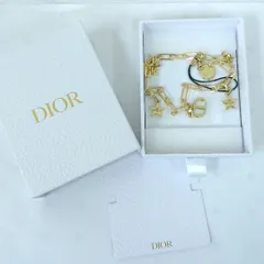 DIOR ディオール スター チェーン ストラップ キーホルダー ゴールドカラー