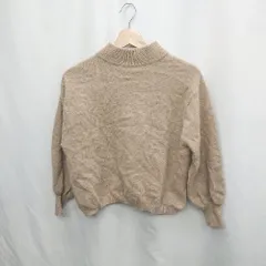 ◇ ⊇ Sonny Label サニーレーベル 無地 長袖 ニットセーター サイズF ベージュ系 レディース E  【1505130003192】